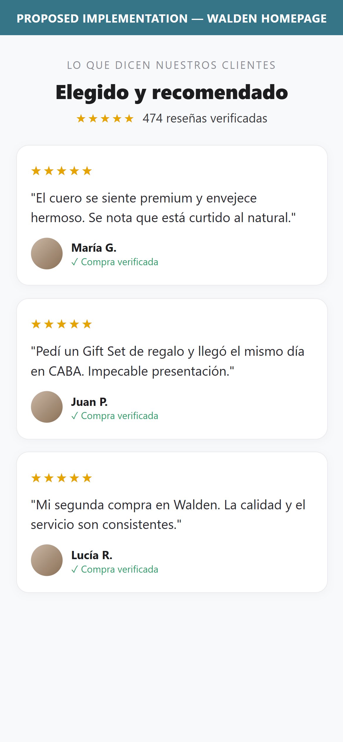 Proposed Implementation — Walden